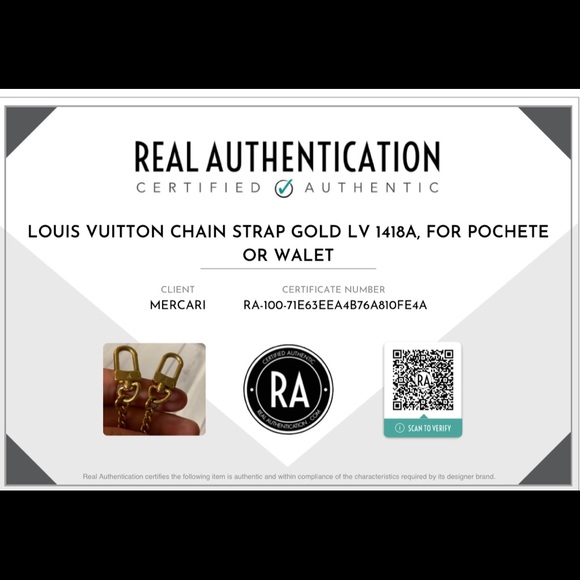 💛💛💛AUTHENTIC  LUIS VUITTON STRAP FOR POCHETTE OR SHOULDER WALLET - Picture 12 of 13